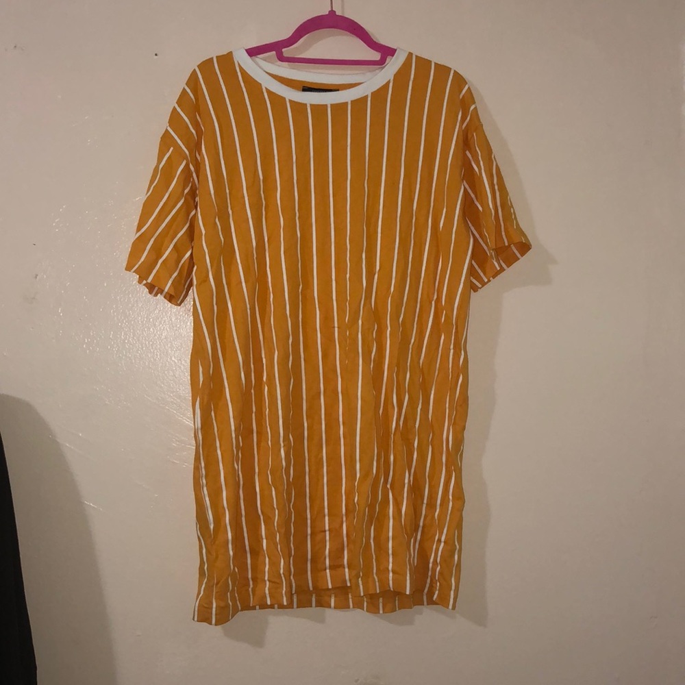 Stripped T Shirt Dress